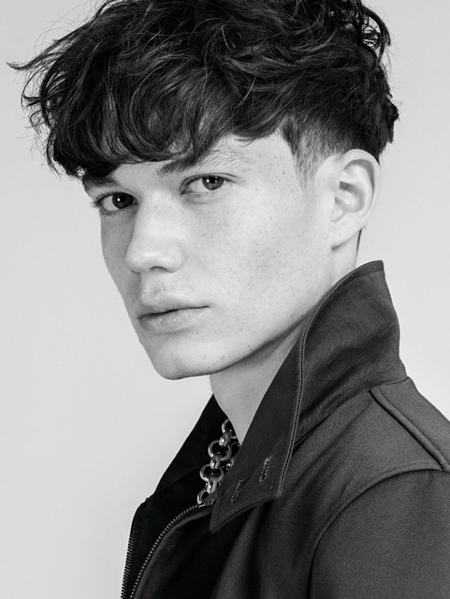 Man with a styled short hairstyle